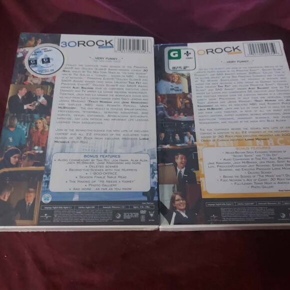 BRAND NEW SEALED 30 Rock seasons 3 and 4 DVD BOX Sets - Picture 2 of 5